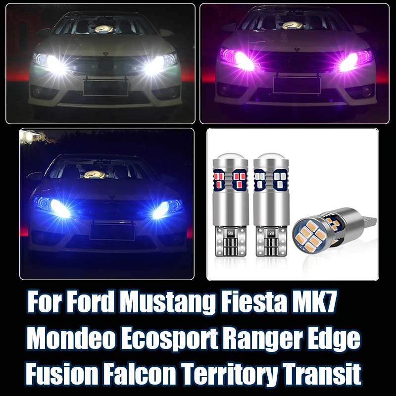 

For Ford Mustang Fusion Fiesta MK7 Mondeo 4 Ecosport Edge Ranger Falcon Territory Transit Car Position Parking Light Accessories