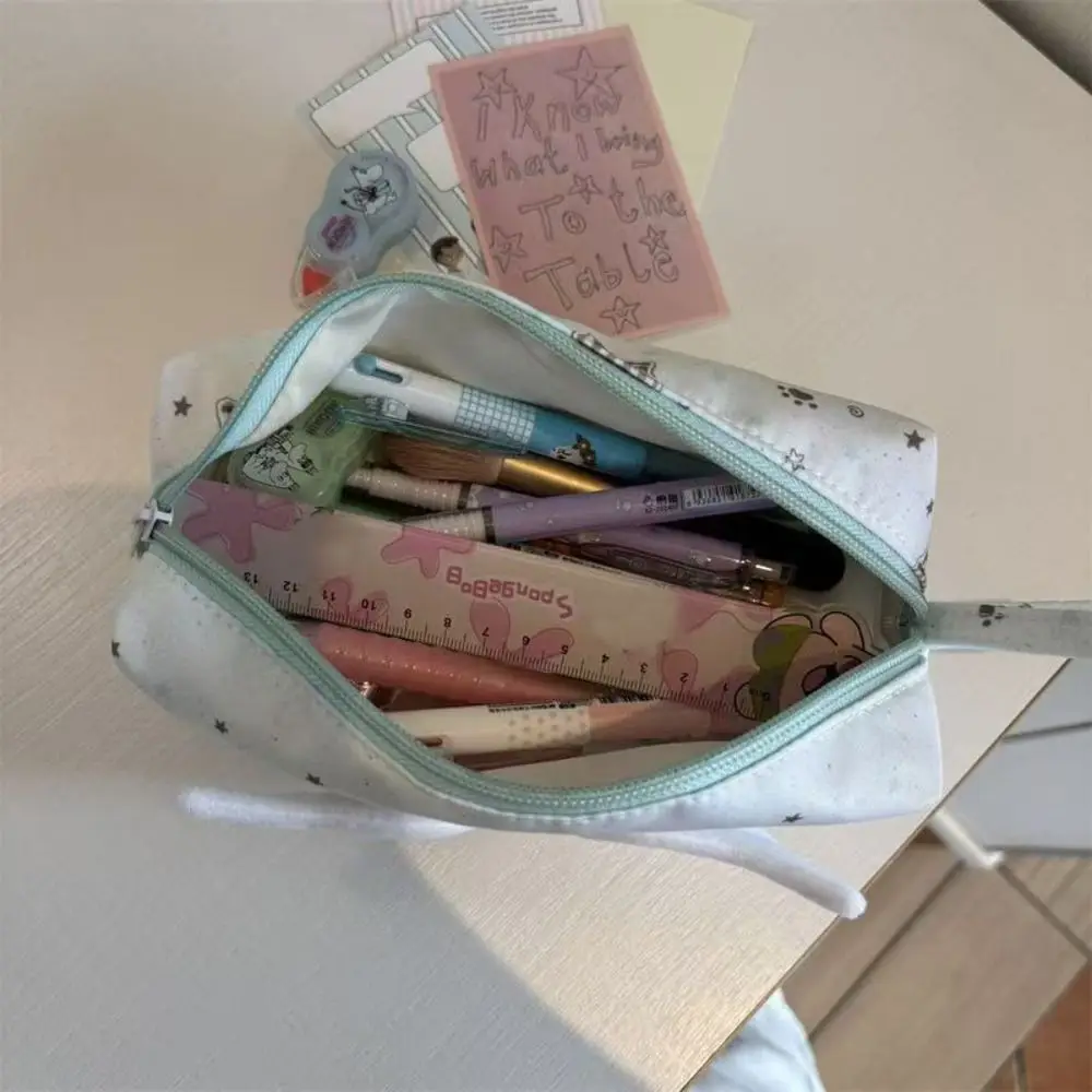 حقيبة أقلام جديدة على شكل نجوم الملاك مع مقبض مقلمة كرتونية ذات سعة كبيرة هدية حقيبة أدوات مكتبية مستلزمات الطلاب #4