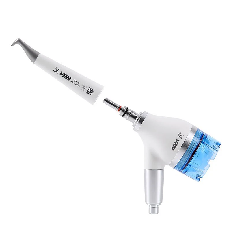 VRN Dental Air Prophy Jet Dental Air Flow Polisher With 4/2Holes Quick Connector