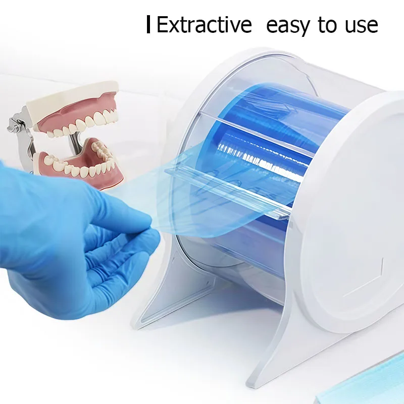 1200Pcs/roll Dental Barrier Film Covers Plastic Anti-fouling Film Adhesive Band Tattoo Clear Covers Dental Protect Tape Clear Wr