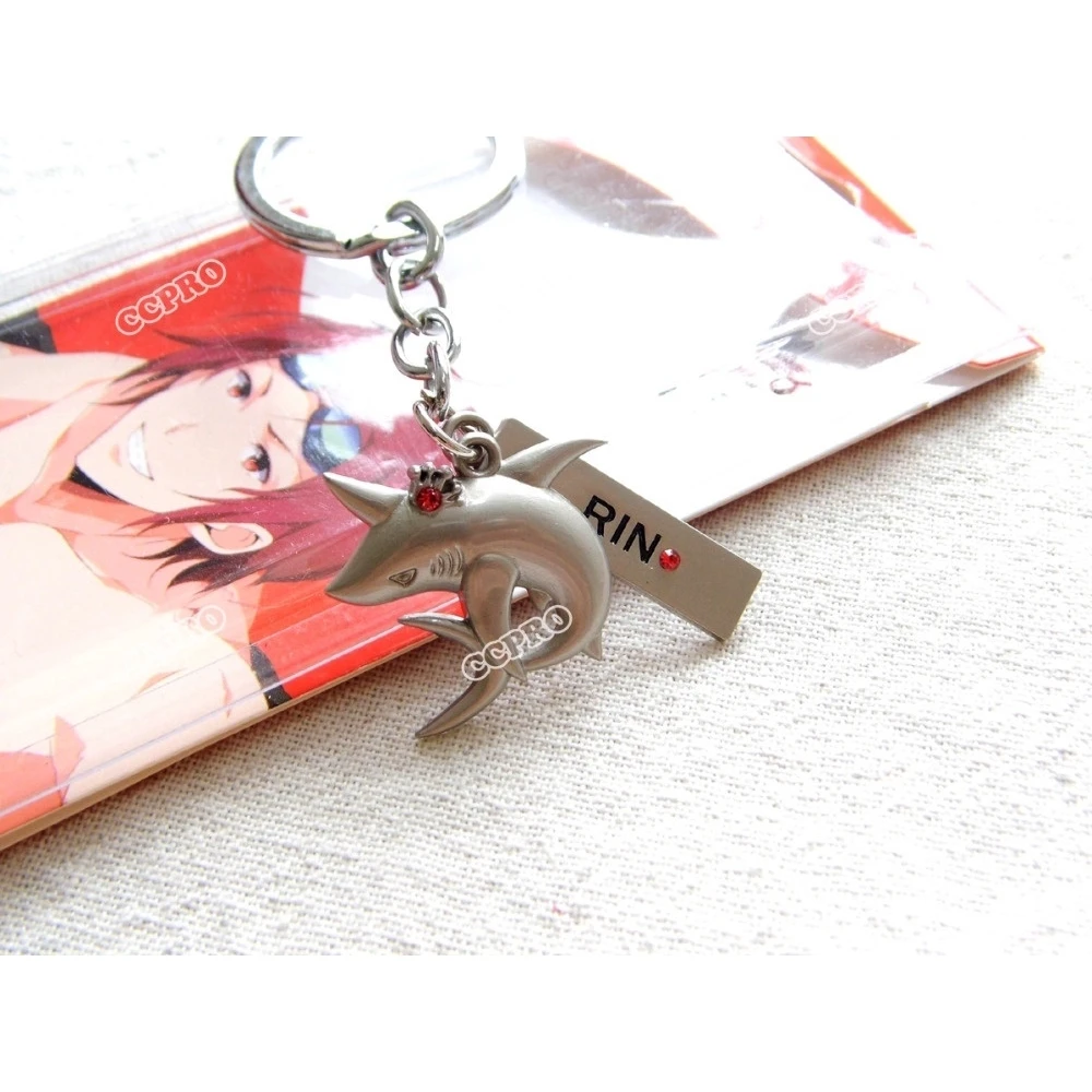 Anime Gratis-Iwatobi Zwemclub Rin Matsuoka Tas Onderdelen En Accessoires Tachibana Makoto Metalen Sleutelhangers