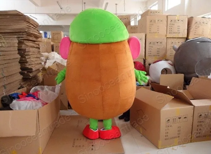 جديد الكبار الساخن بيع السيدة. البطاطس رئيس التميمة حلي عيد الميلاد ملابس تنكرية للهالوين زي التميمة السفينة حرة #3