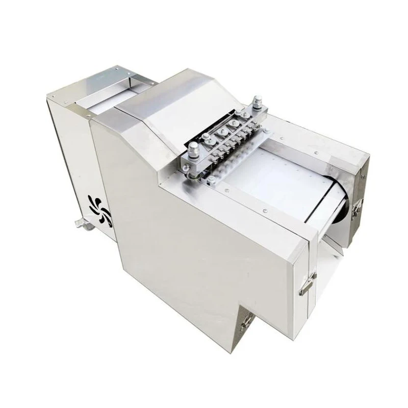 

Автоматическая машина для нарезки курицы и утки, столовая, рыба, гусь, ребрышки, свиньи ноги, машина для нарезки кубиками замороженного мяса