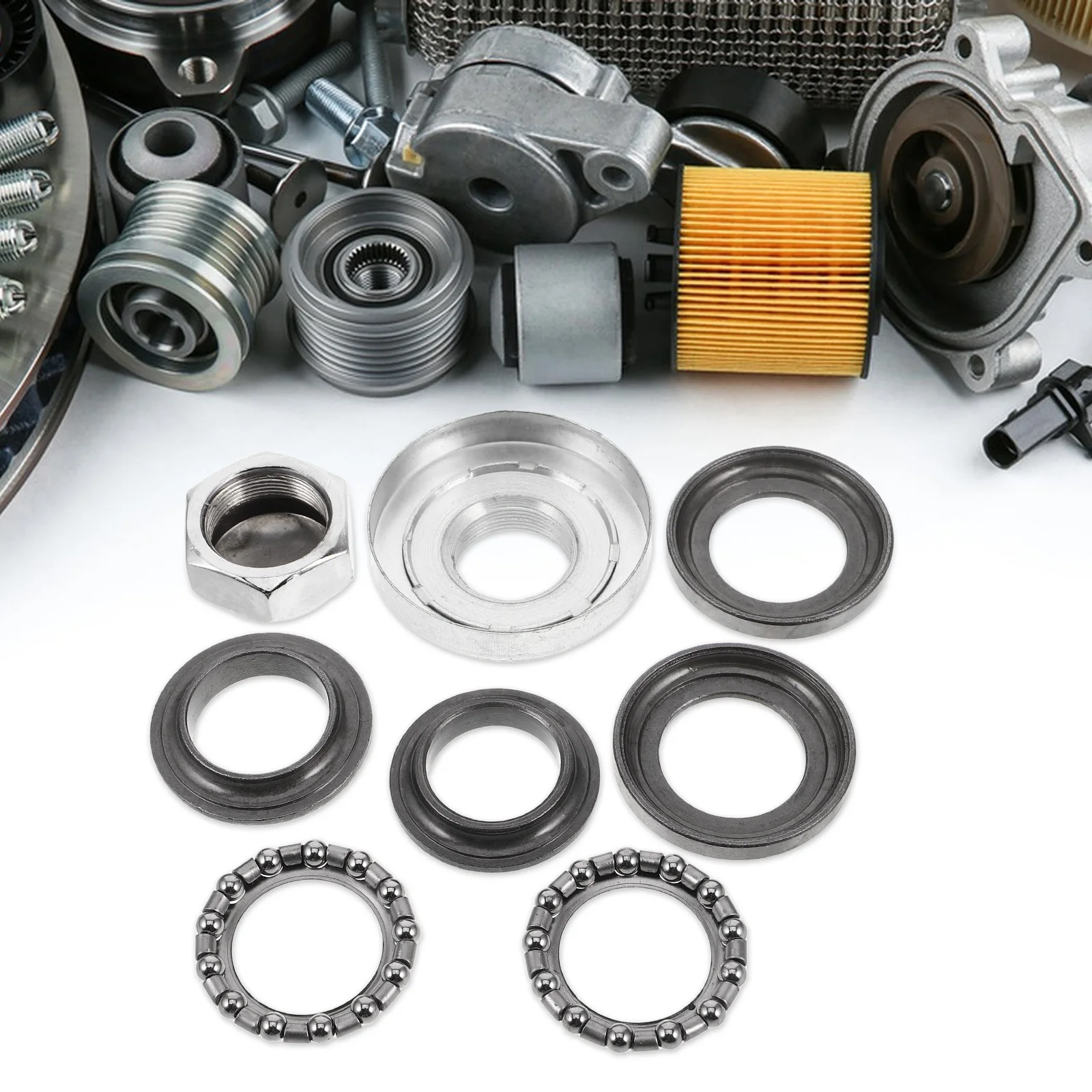 

7Pcs Steering Rod Taper Bearings Set High Performance Mini Dirt Bikes Parts Smooth Steering Stability Reliable Motorcycle