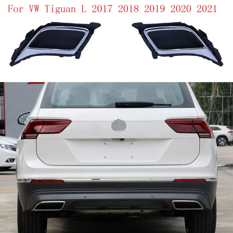 

rear bumper deflector decorative strip rear throat for Volkswagen Tiguan L 2017-2021 rear bumper decorative panel bright strip