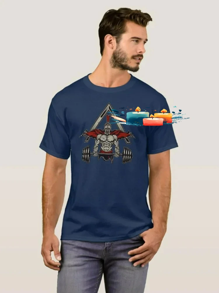 Spartan Warrior Bodybuild Weight Lifting Muscle Power Training T Shirt Short Sleeve Casual 100% Cotton O-Neck Summer Mens Tshirt