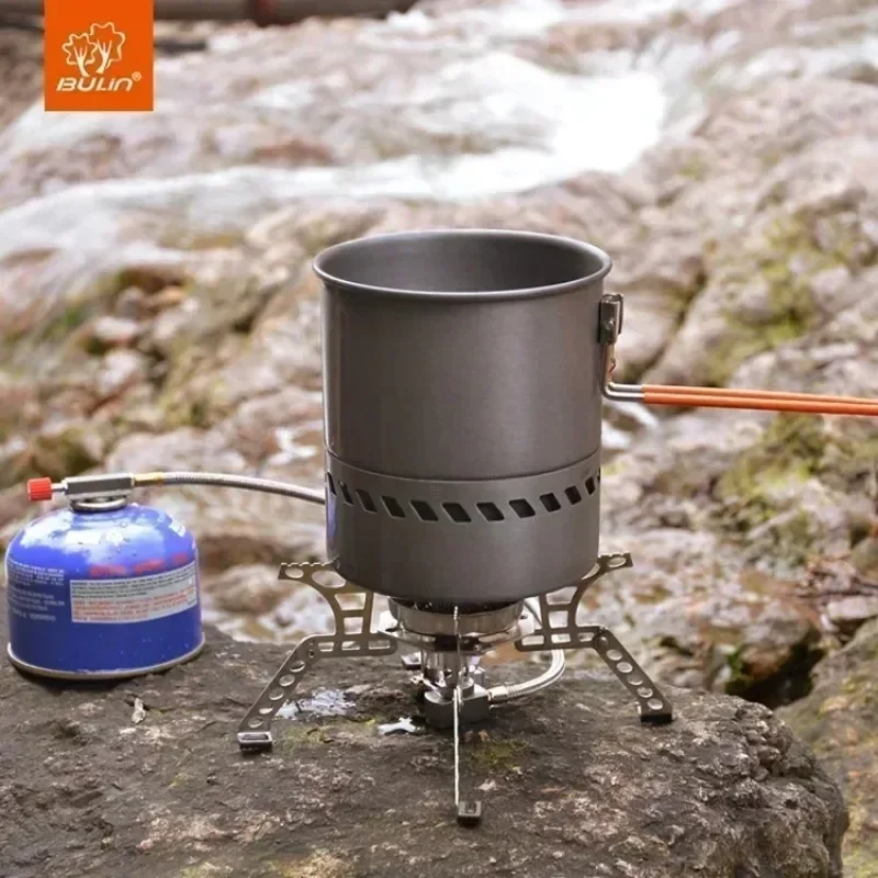 BULIN 1.5/2.1l New Outdoor Camping Travel Hiking  Portable Pot Cooking TablewareAluminum AlloyThermos