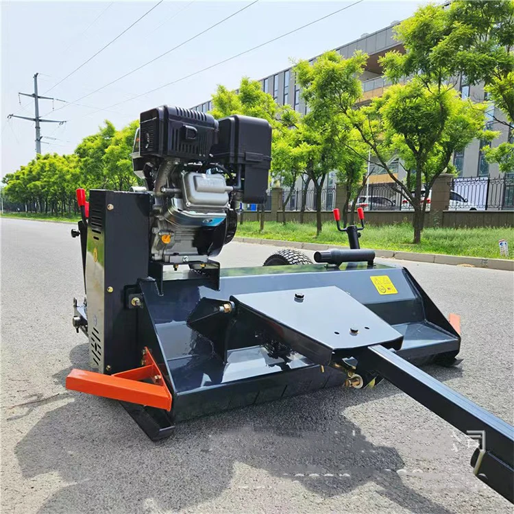 2025 نوع جديد جودة عالية ATV آلة إزالة الأعشاب الضارة 15HP جزازة المهنية كسارة العشب جزازة قاطع غاز