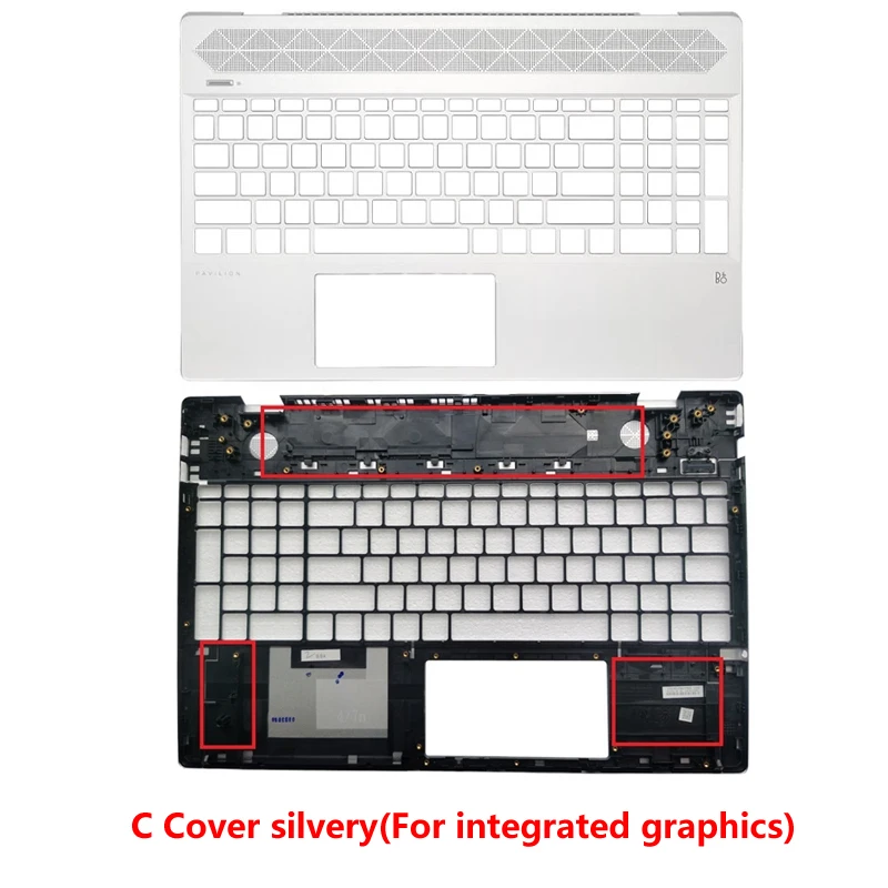NOWY Do HP Pavilion 15-CS 15-CW TPN-Q208 Q210 Laptop LCD Tylna Pokrywa/Ramka Przednia/Palmrest/Dolna Obudowa/Zawiasy/Klawiatura — zdjęcie produktu 5