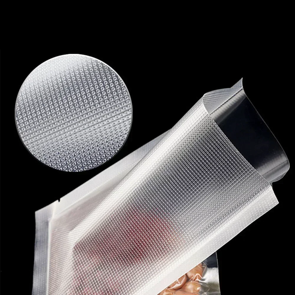 50 pçs/lote BPA-Free Sacos de Vedação de Plástico a Vácuo de Alimentos Saco Selado para Conservação de Alimentos Saco Selador a Vácuo Reutilizável Doméstico