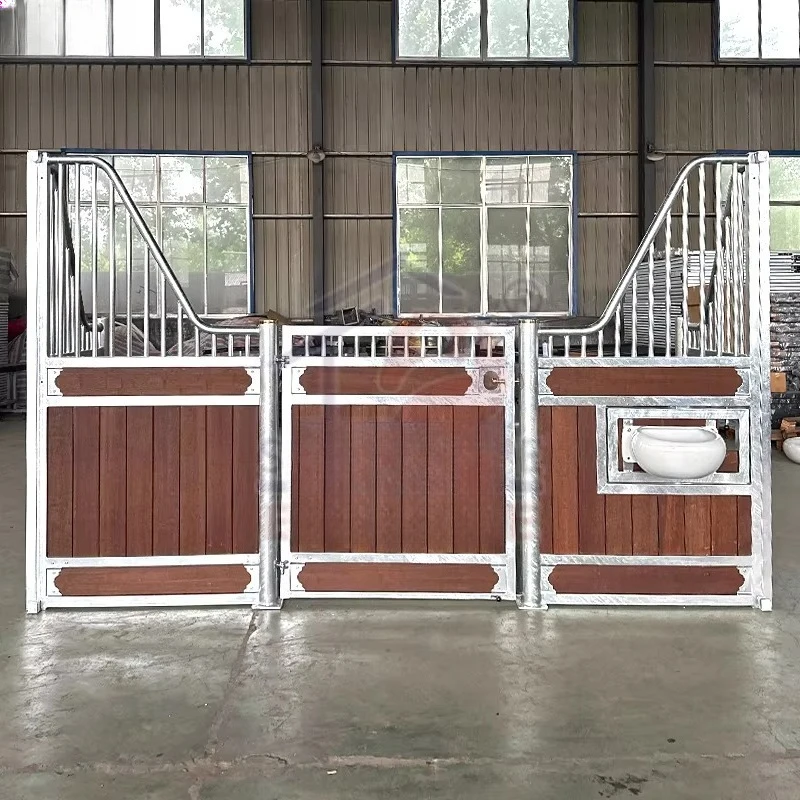 Modern Equine Shelter Modular Horse Barns Portable Metal Horse Stalls for Sale