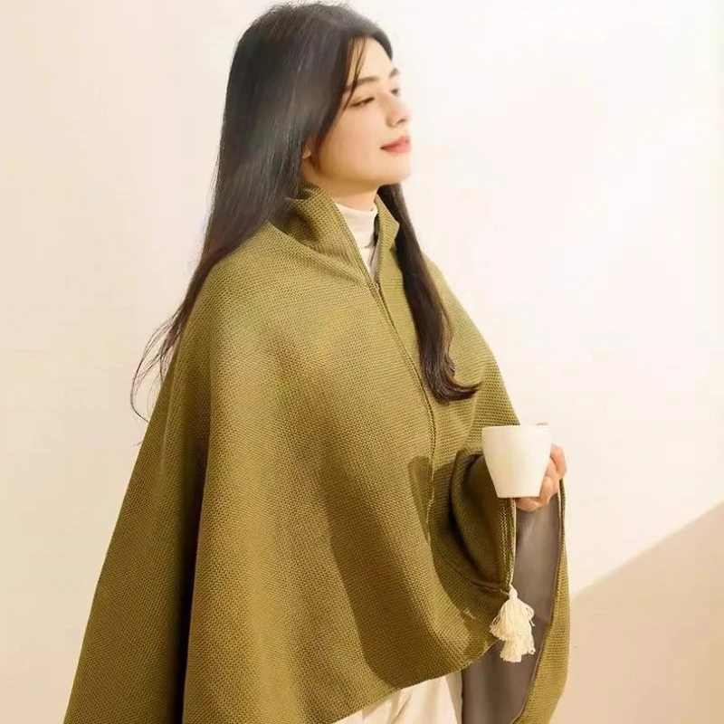 

Graphene Electric Heating Blanket, USB Washable Heating Shawl, Portable Heating Blanket for Home, Office & Outdoor Use