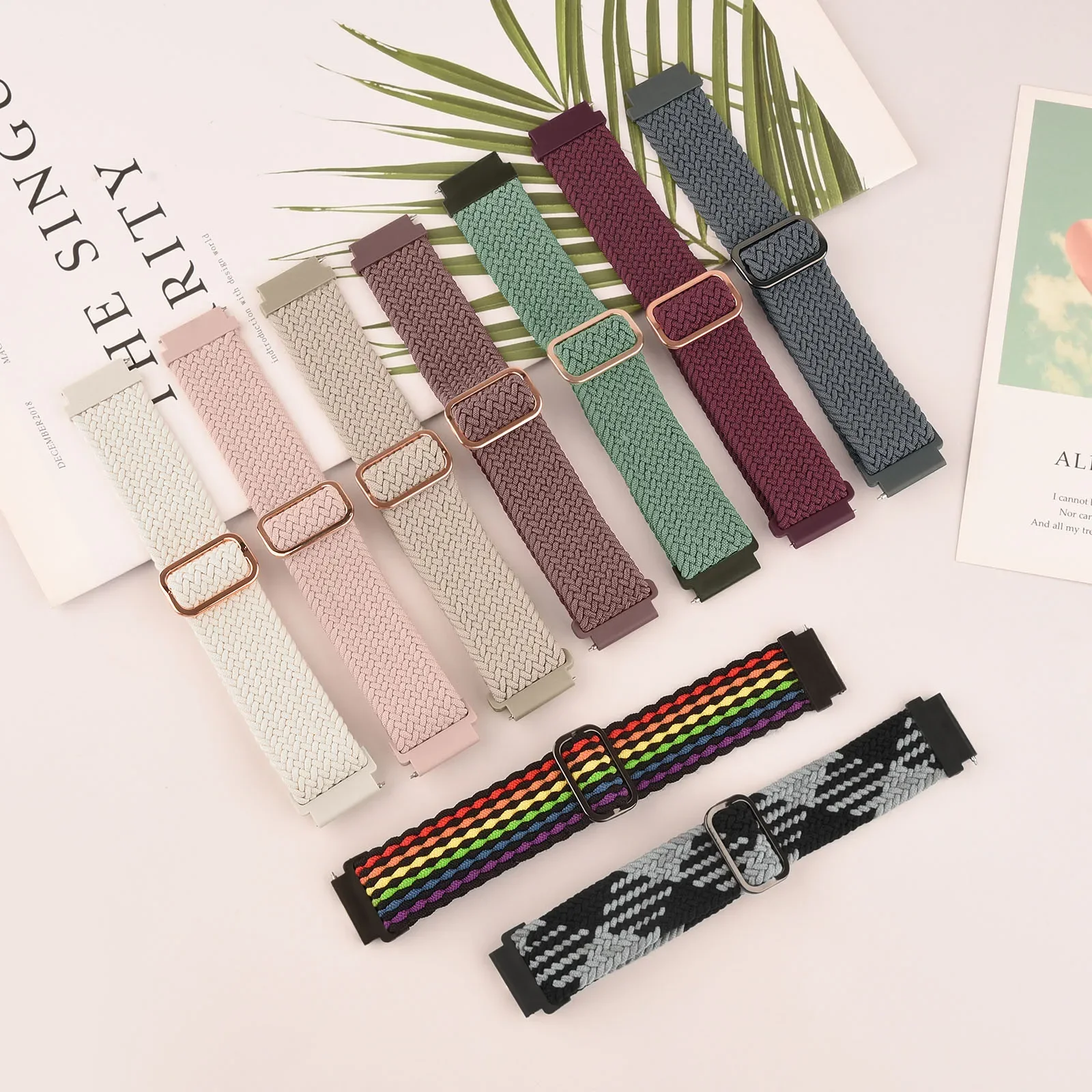 

Эластичный плетеный ремешок-петля для Fitbit Versa 1/Versa 2/Versa Lite, нейлоновый ремешок для часов для Fitbit Versa 2/Versa SE, ремешок-браслет