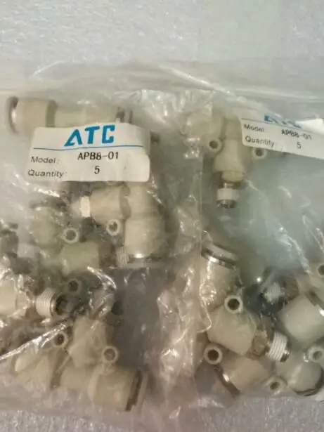 

5pcs/1Bag New AirTAC APB8-01 APB801 Fittings