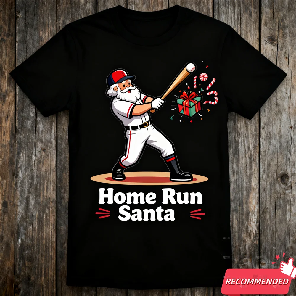 

Модная мужская футболка большого размера с коротким рукавом и круглым вырезом, 3d принт Санта-Клауса, топ в стиле аниме, праздничная вечеринка, повседневная детская рождественская одежда