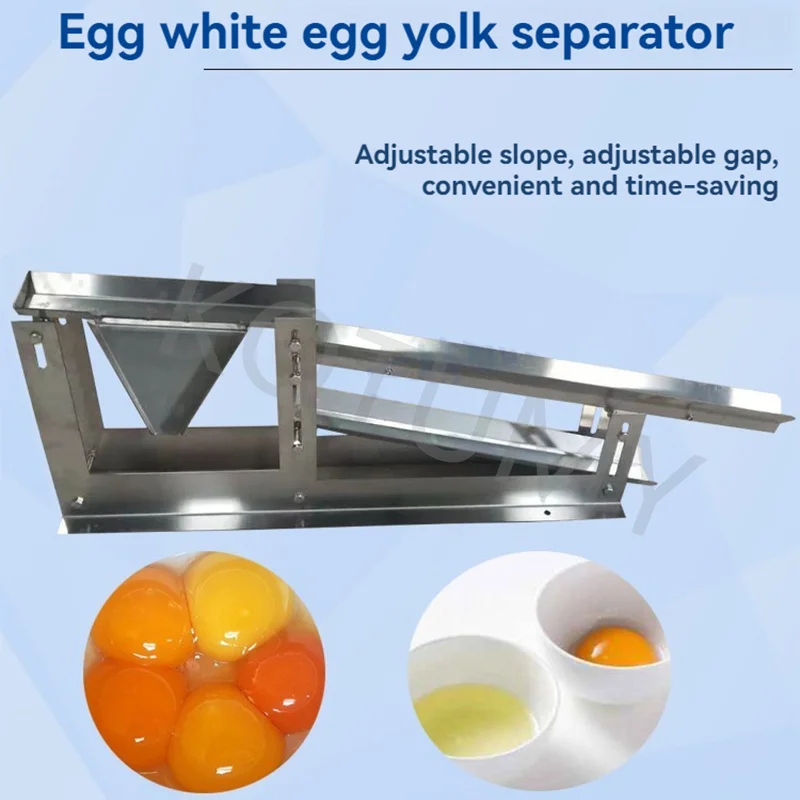 304 Commercial Small Manual Egg White And Yolk Separator Liquid Separation Machine For Duck Hen Eggs Eggs Yolk Filter Tools