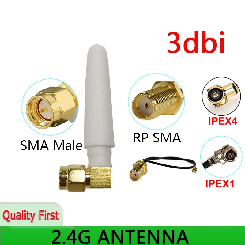 

EOTH 2,4g антенна 3dbi sma male wlan Wi-Fi 2,4 ГГц антенна IPX ipex 1 4 mhf4 SMA Розетка Удлинительный кабель iot модуль антенна