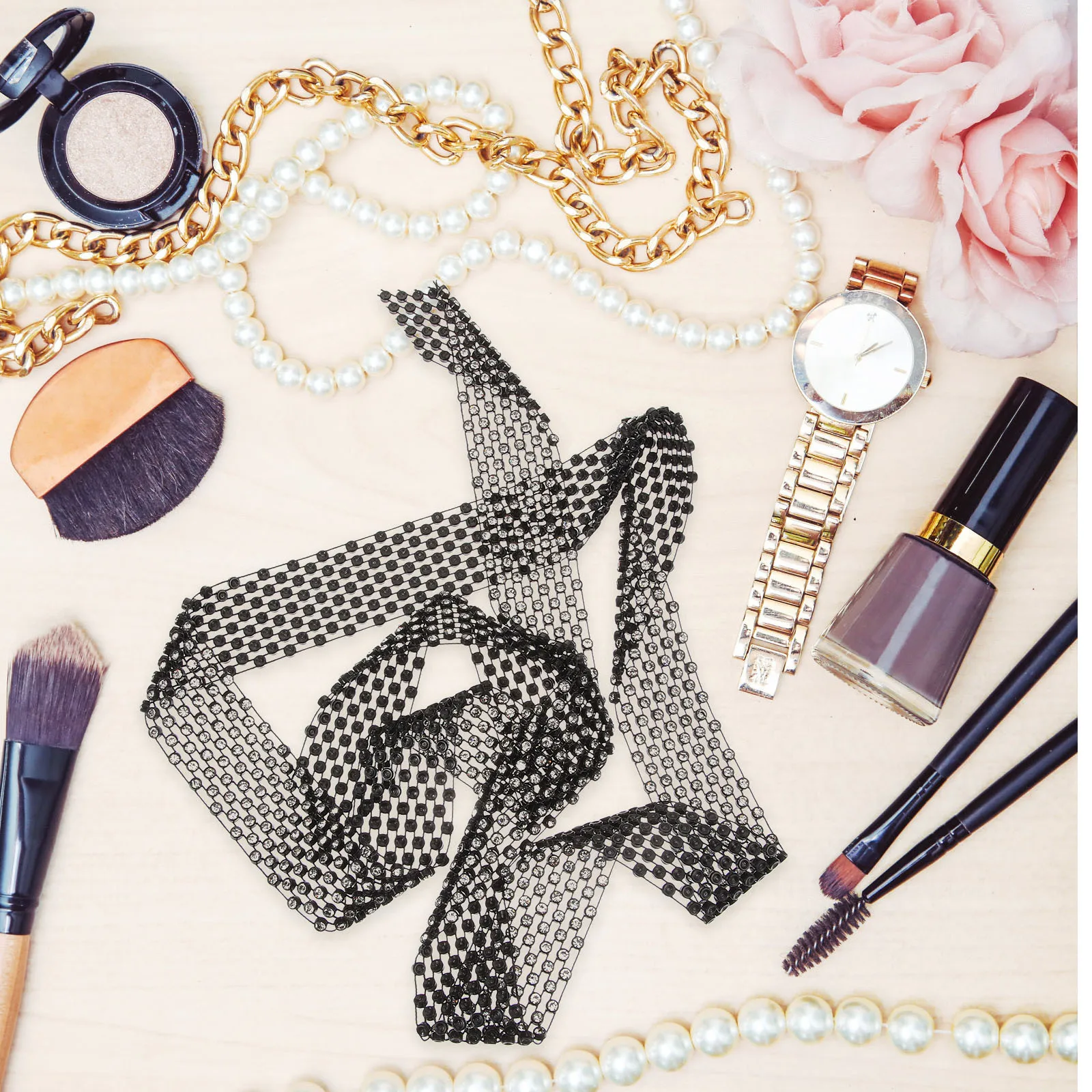 

Sparkle Rhinestone Tie for Women Dazzling Shiny Necktie Dance Performance Accessory Sequin Tie for Stage Outfit Glamorous Look