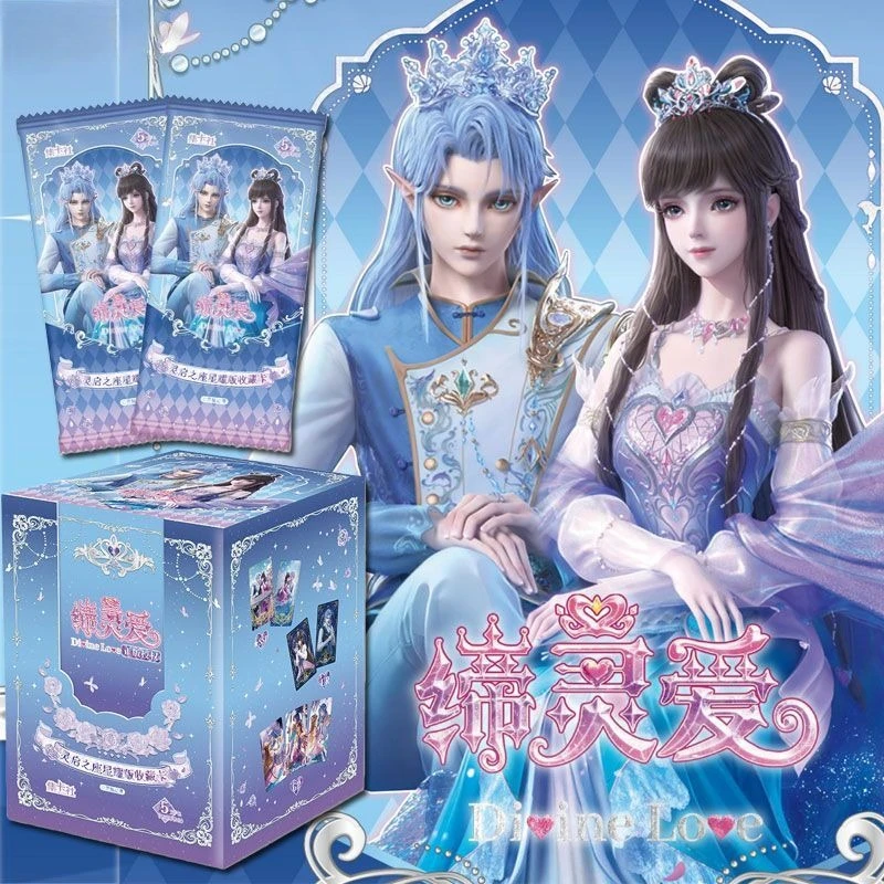 

Ding Ling Ai Zhi Mo Shui Ling Long Xing Yao Edition Коробка для карт Коллекция карт Слепая коробка Периферийные маленькие карты Модные игрушки