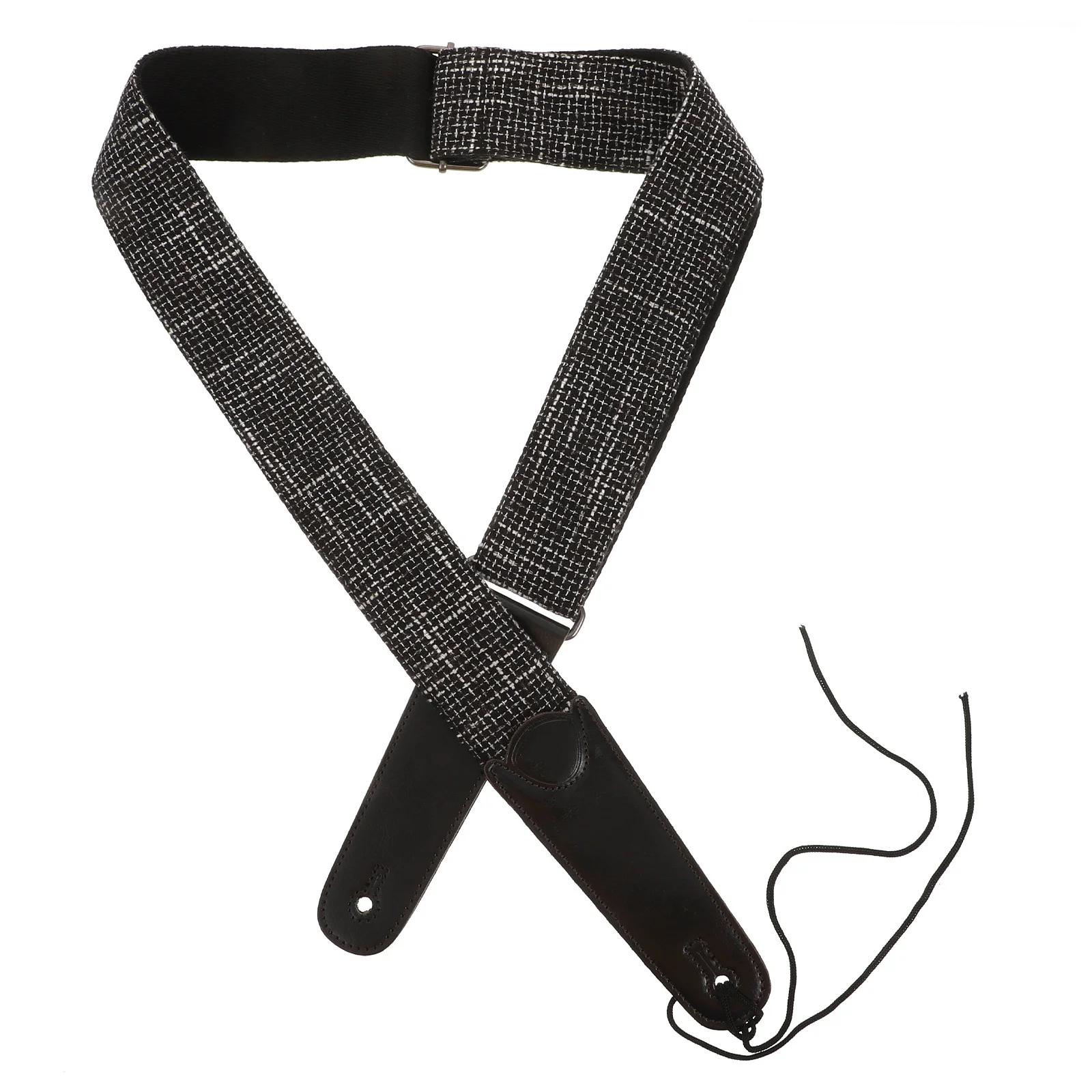 

1Pcs Guitar Strap Black Adjustable Durable High-Quality Cotton Comfortable Guitar Shoulder Belt Musical Instrument