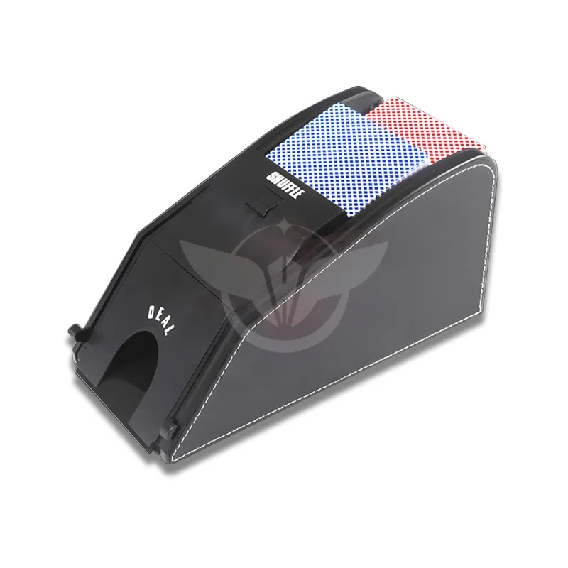 2 In 1 Automatic Card Shuffler And Dealer Electric Poker Playing Card Dispenser For Casino Game