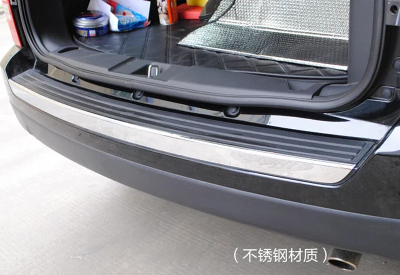 Stainless Steel rear Trunk Lid Hatch Bumper Door Sill Scuff Plate Trim  For Jeep Compass  Patriot 2011 2012 2013 2014 2015
