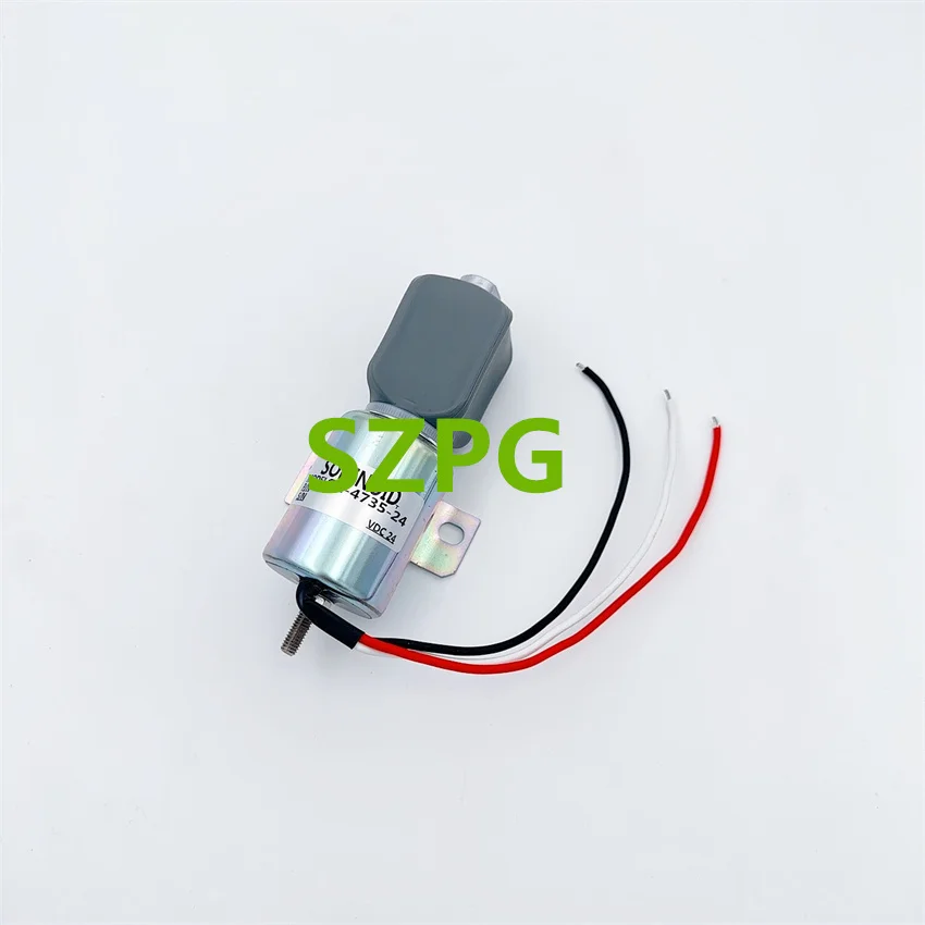 

New 1756ES-24E3ULB1S5 SA-4735-24 Stop Solenoid For Hyundai Excavator R200-5E