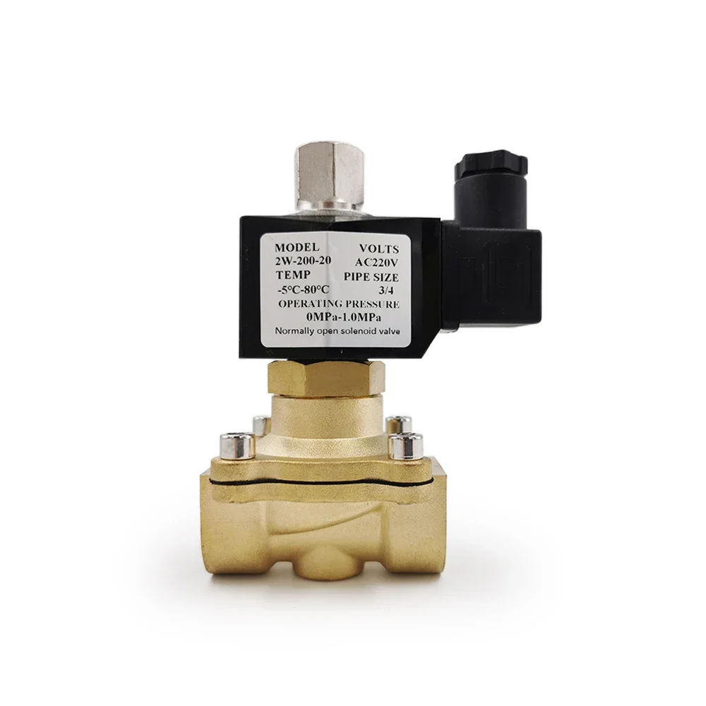 304 Stainless Steel Normally Closed Solenoid Valve DN15-DN25 12-24V/220V for Water, Air & Oil – Industrial Grade