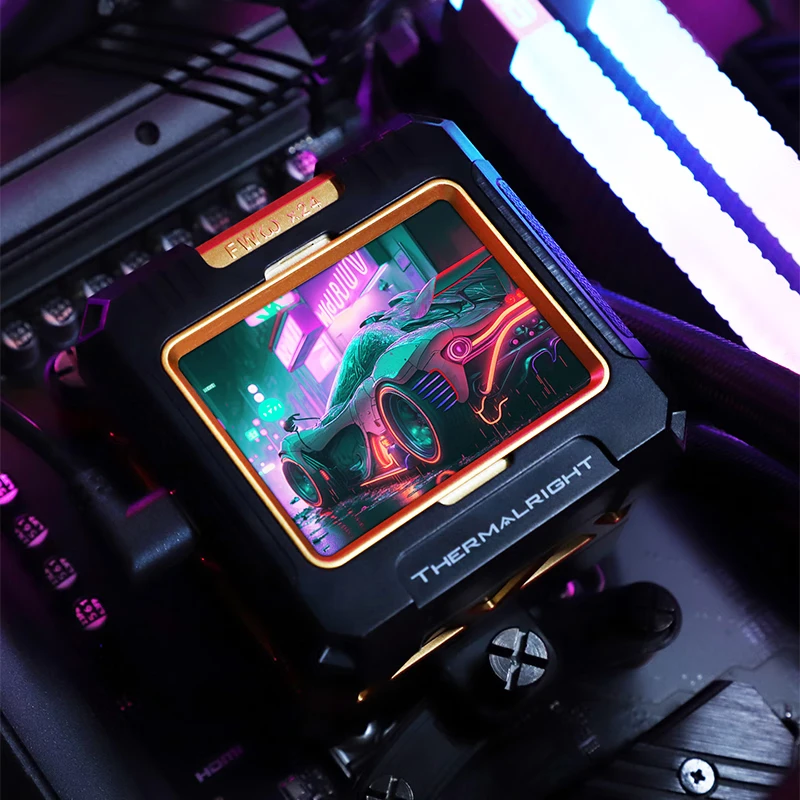 Thermalright FW 420 BLACK CPU Cooler Fan All-in-one Screen Water Cooling Radiator ARGB 120mm Fan for Gaming Cooling