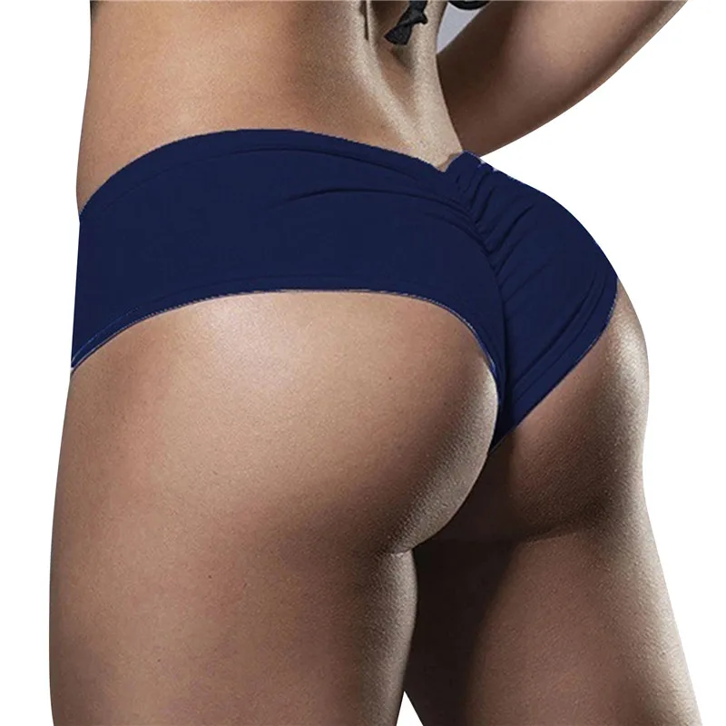 Hochgeschnittene Damen-Sportshorts Elastische Spandex Booty-Shorts Sexy Damen Sommer Mini Skinny Gym Training Workout Freizeitkleidung – Detail 5