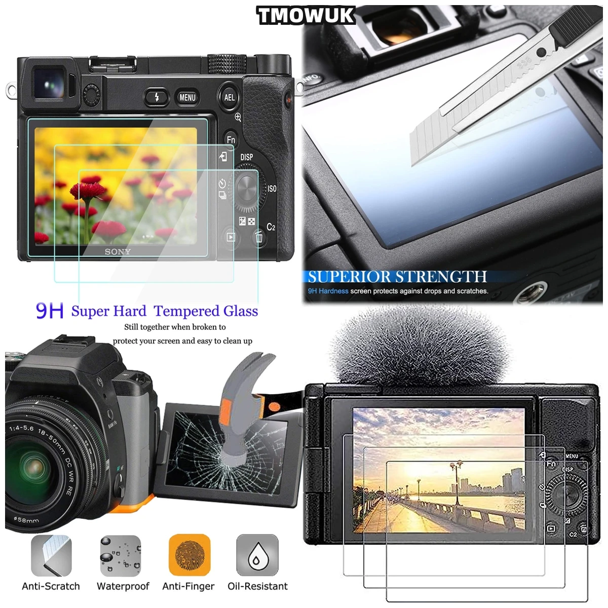 

Tempered Glass Screen Protector For RX1 RX1R A7R4 A7S3 A7C A1 A7 IV A7M4 A6100