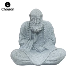 dharma Buddha Stone Statue Little Monks Tibetan Buddhist Buddhism Figurines Zen Garden Bonsai Ornament Home Aquarium Decoration