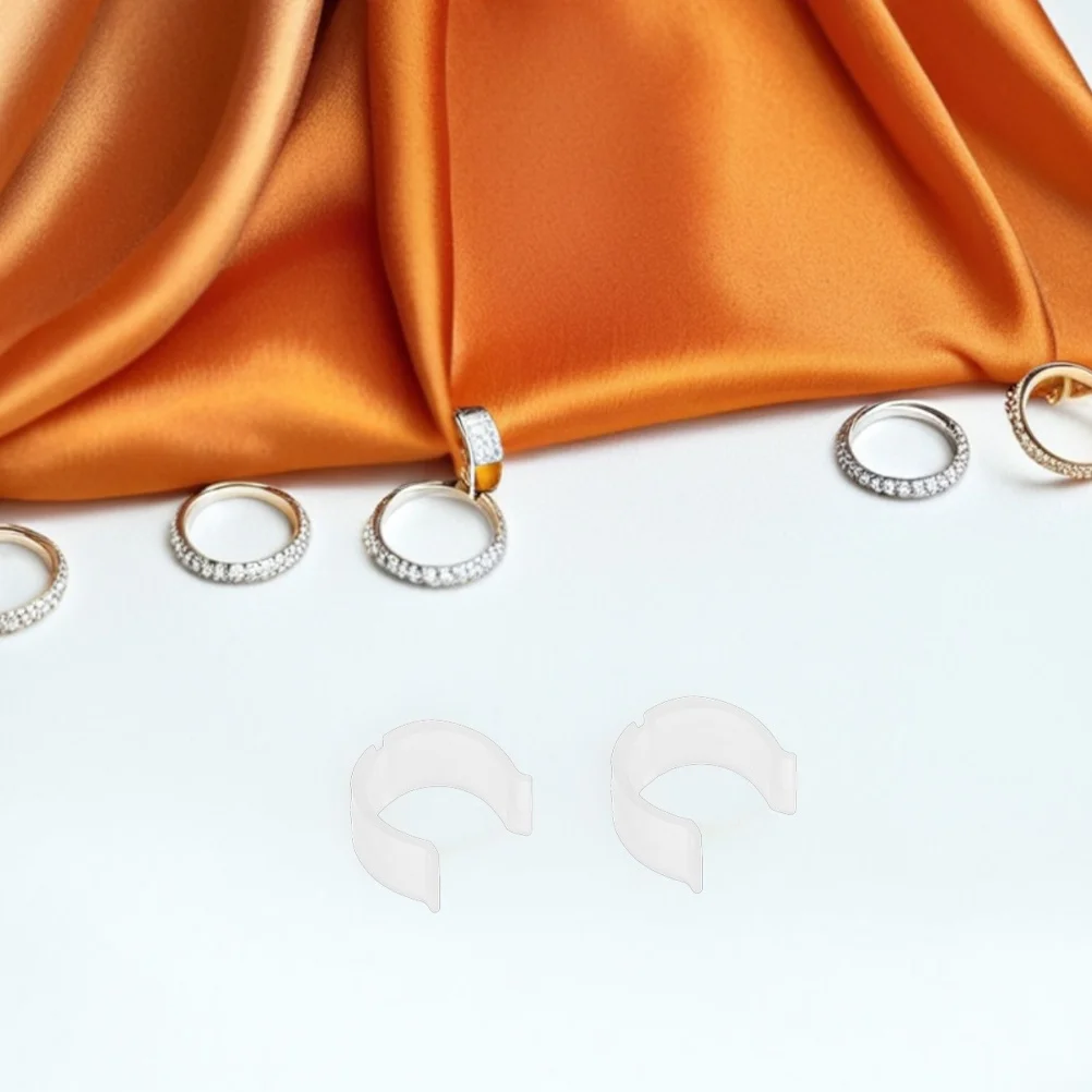 

8pcs Curtain Rod Bracket Buckle Plastic Support For 26-28Mm Rods Anti-Slip U-Shaped Pad Elastic Protector Curtain Track Ceiling