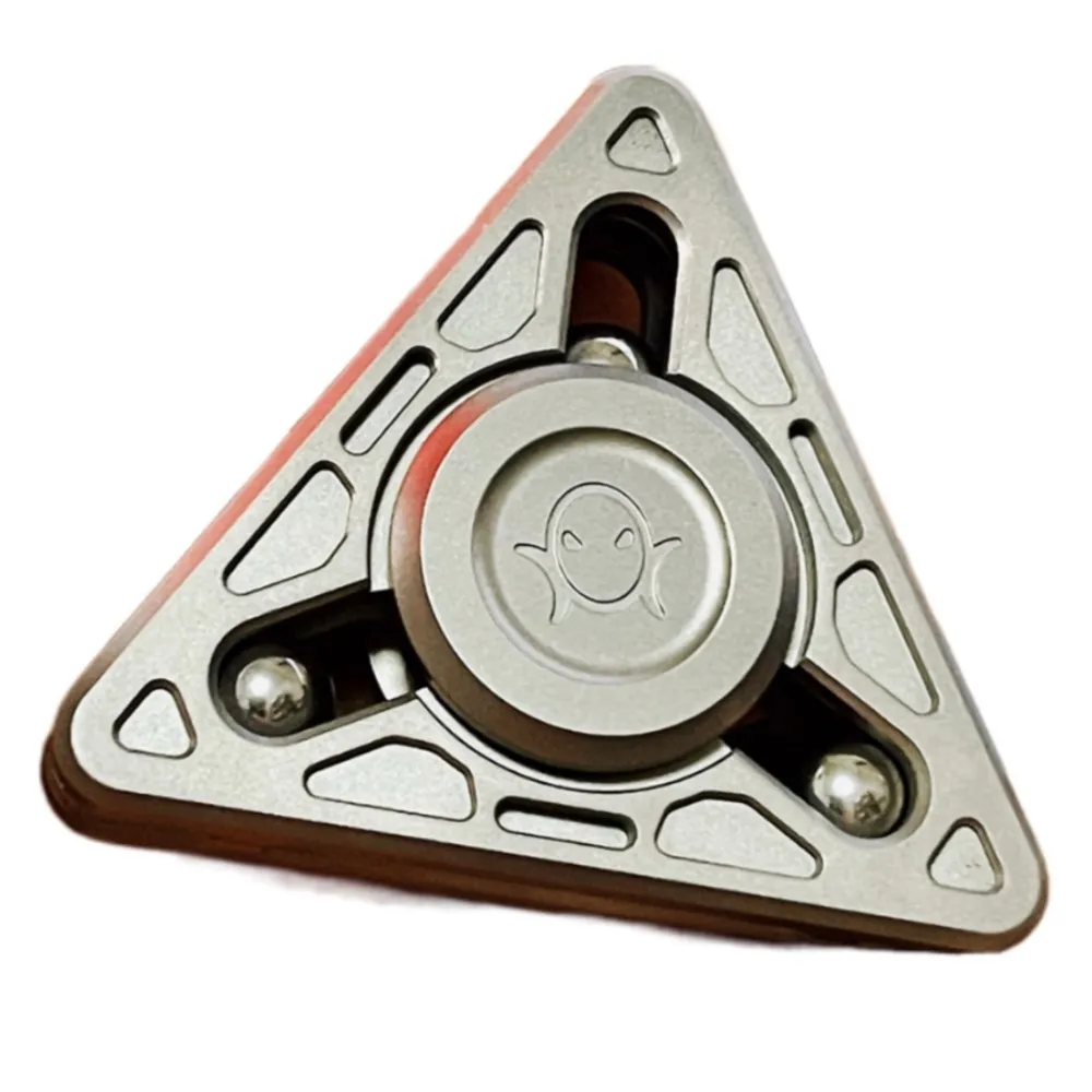 Black Mirror Design EDC Sandwich Fidget Spinner Fidget Toys For Adults Gyro Anxiety Toys Portable Office Desk Accessories