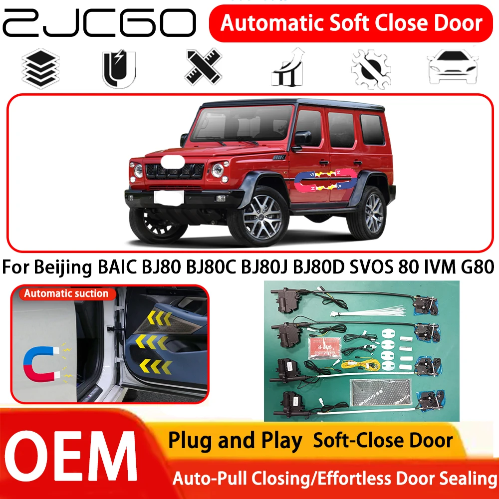 

for Beijing BAIC BJ80 BJ80C BJ80J BJ80D SVOS 80 IVM G80 Car OEM Plug and Play Automatic Electric Soft Close Door System