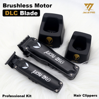 JUCAI Barber DLC Blade 7200RPM Brushless Motor with Base Charger Hair Clippers Men Professional Kit JP-01 JP-02