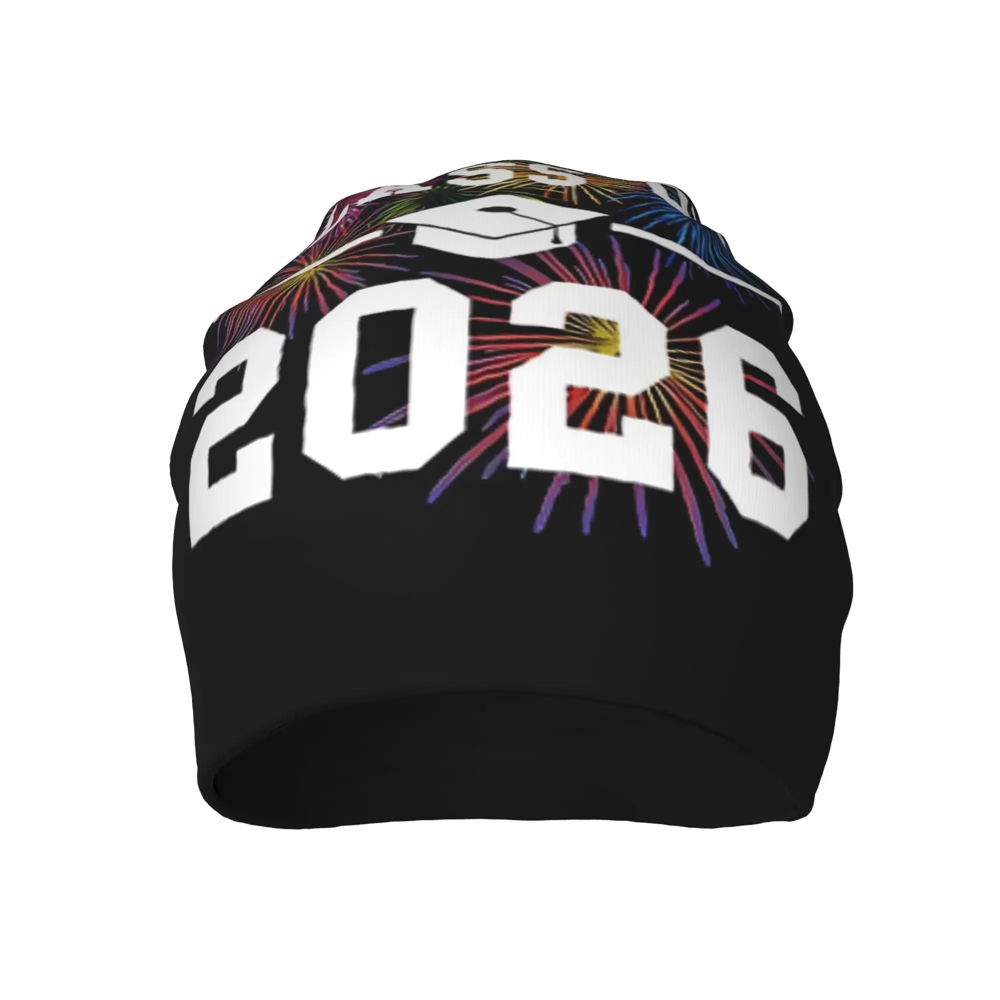 Graffiti  Graduation in 2026 Hats Class Of 2026 Senior Year Thin Hat Bonnet Hipster Skullies Beanies Caps Men Women's Earmuffs