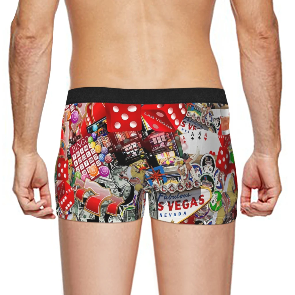 Gokkers Verrukken Las Vegas Iconen Onderbroek Katoenen Slipje Man Ondergoed Sexy Short Boxer Slips