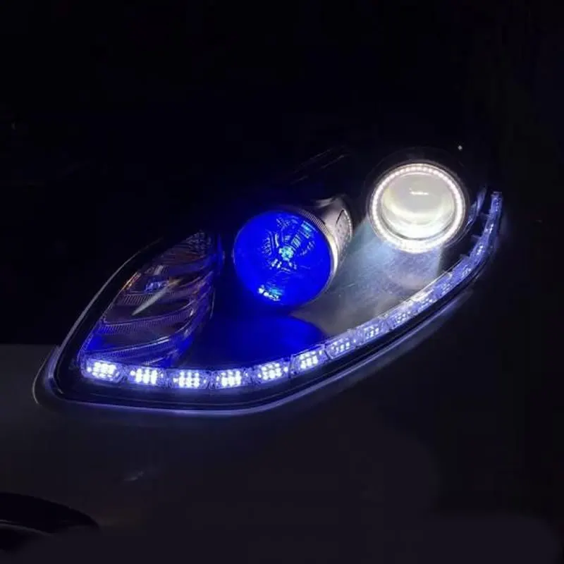 Customized Full LED Headlights For Kia KX5 2016-2019 Bi-xenon Projector Lens Front Lamps With DRL