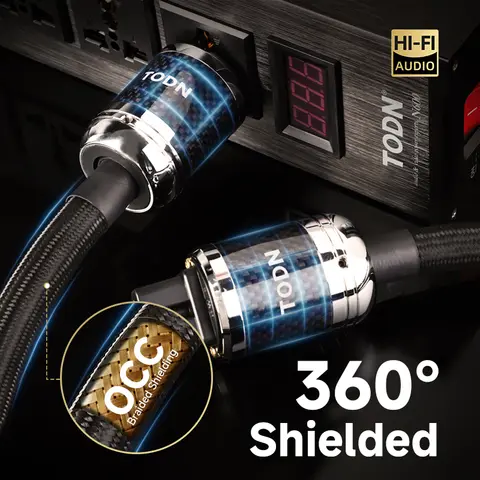 10 best sales ऑडियो पावर केबल - №2