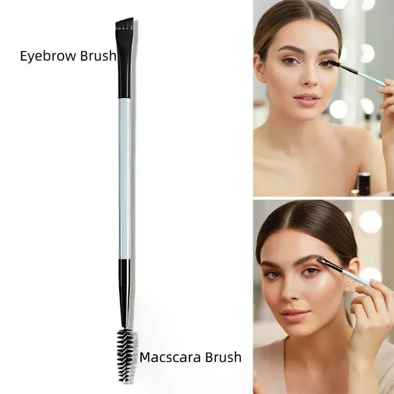 1/3/6/10 قطعة فرشاة وجه كريم أساس مزدوجة الأطراف احترافية لمزج ظلال العيون وخافي عيوب مستحضرات التجميل وأدوات مكياج أحمر الخدود #4