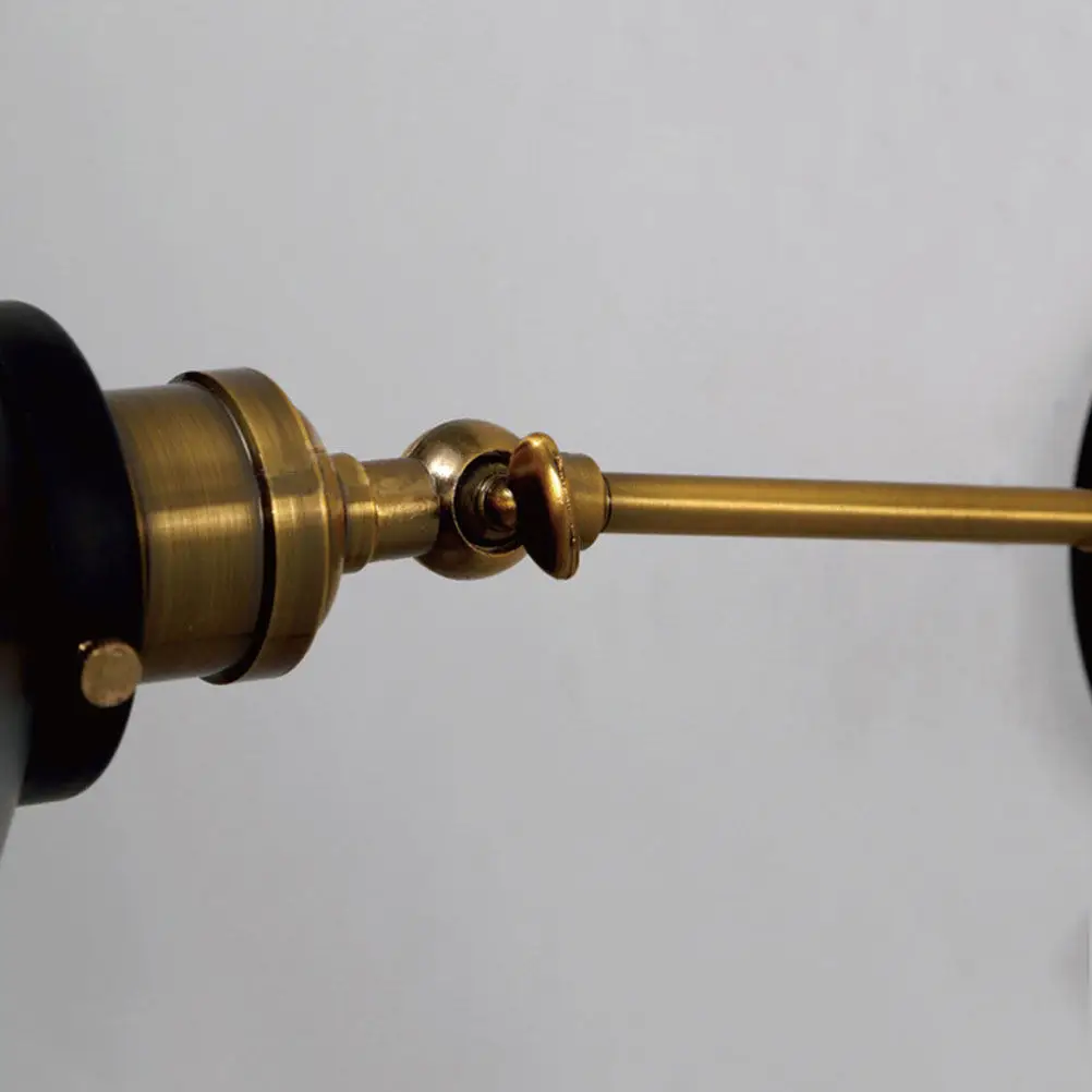 

1Pcs Industrial Style Wall Lamp Black Retro Petal-Shaped Shade Weather Resistant Outdoor Lighting for Garden Balcony Corridor