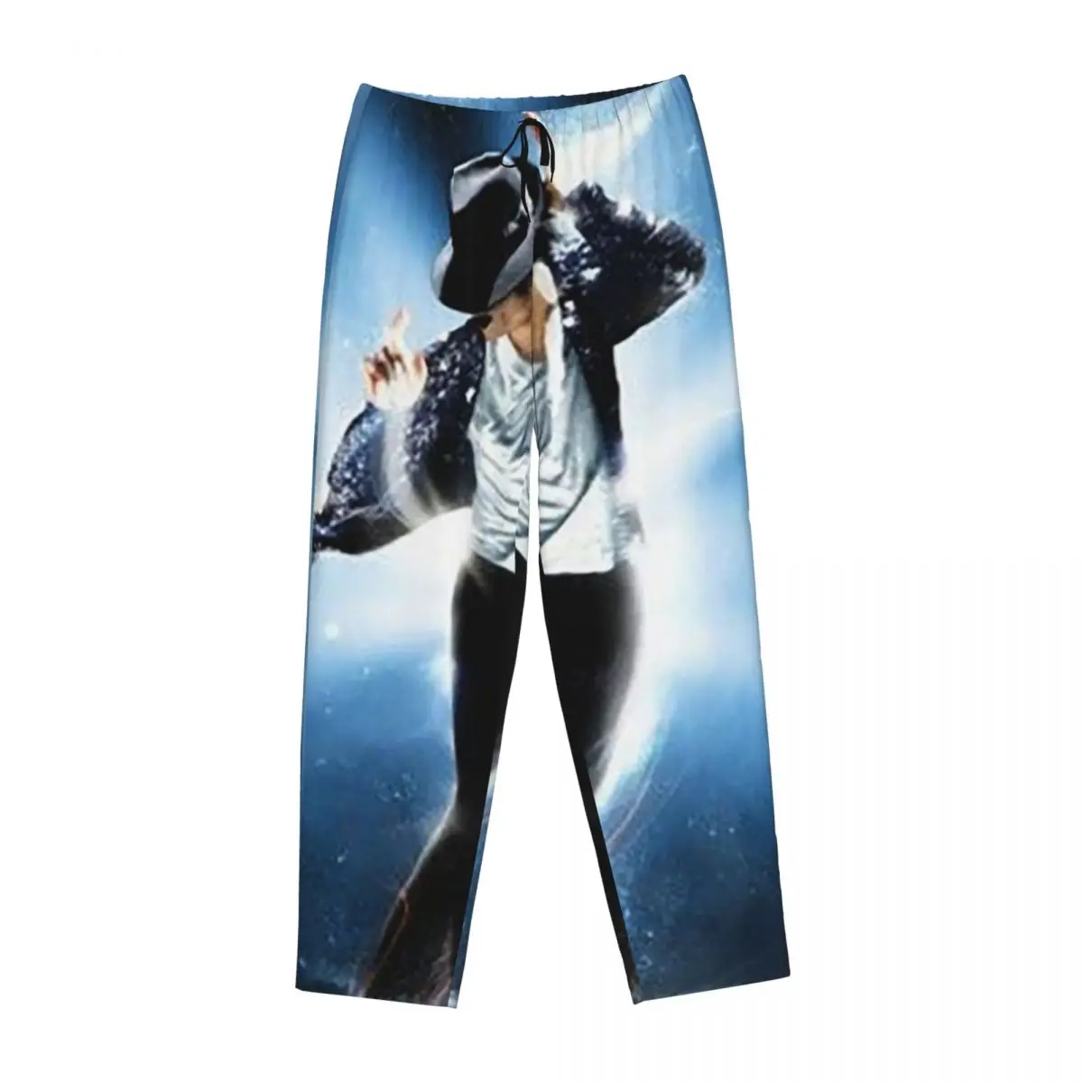 

Custom Michael Jackson Musicians Singers Dancers Women Pajama Pants Lounge Sleep Sleepwear Bottoms with Pockets