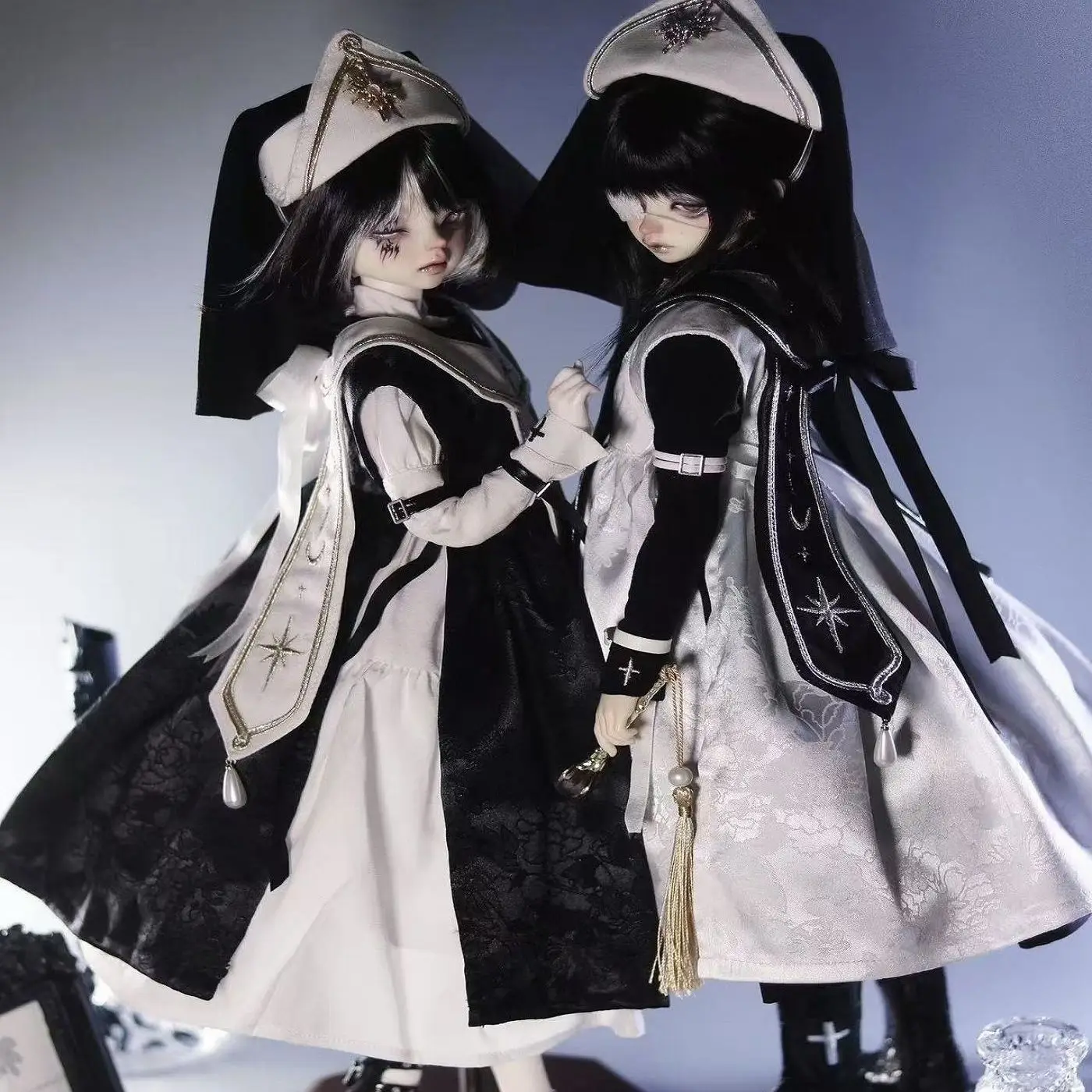 ชุดเสื้อผ้าตุ๊กตา 1/4 ใหม่ สำหรับตุ๊กตา BJD ขนาด 45 ซม. ชุดกระโปรง ของเล่นเด็กผู้หญิง แต่งตัวเล่นบ้าน แฟชั่น ของขวัญ อุปกรณ์เสริมตุ๊กตา (ไม่รวมตุ๊กตา)