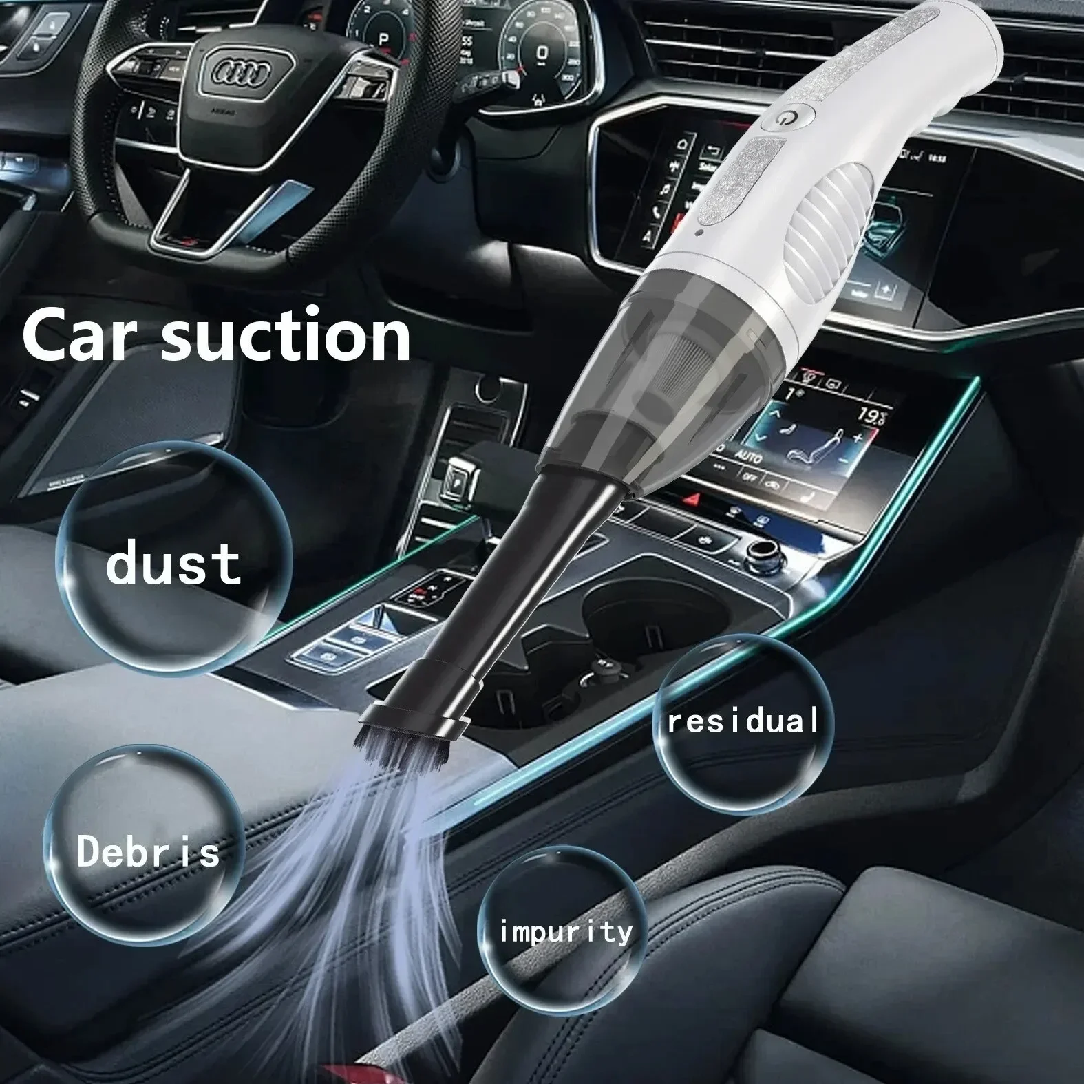 Handheld family car powerful wireless large suction vacuum cleaner High power small machine blowing air suction