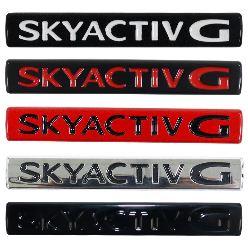 سيارة معدنية الجسم الحاجز شعار لمازدا SKYACTIV G RX8 RX7 MX3 Axela Atenza MX5 MX7 CX5 CX7 CX4 CX9 323 626 جذع شارة ملصق