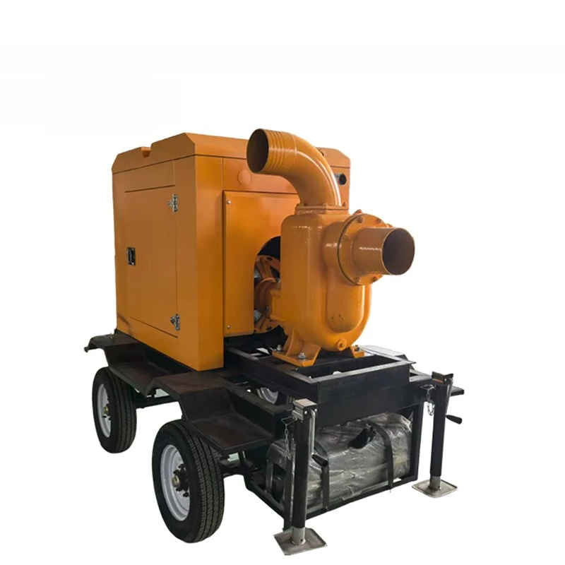 OEM Urban Drainage Centrifugal Pump, Electric, High-Flow, Mobile, Emergency Flood Control Pump Set