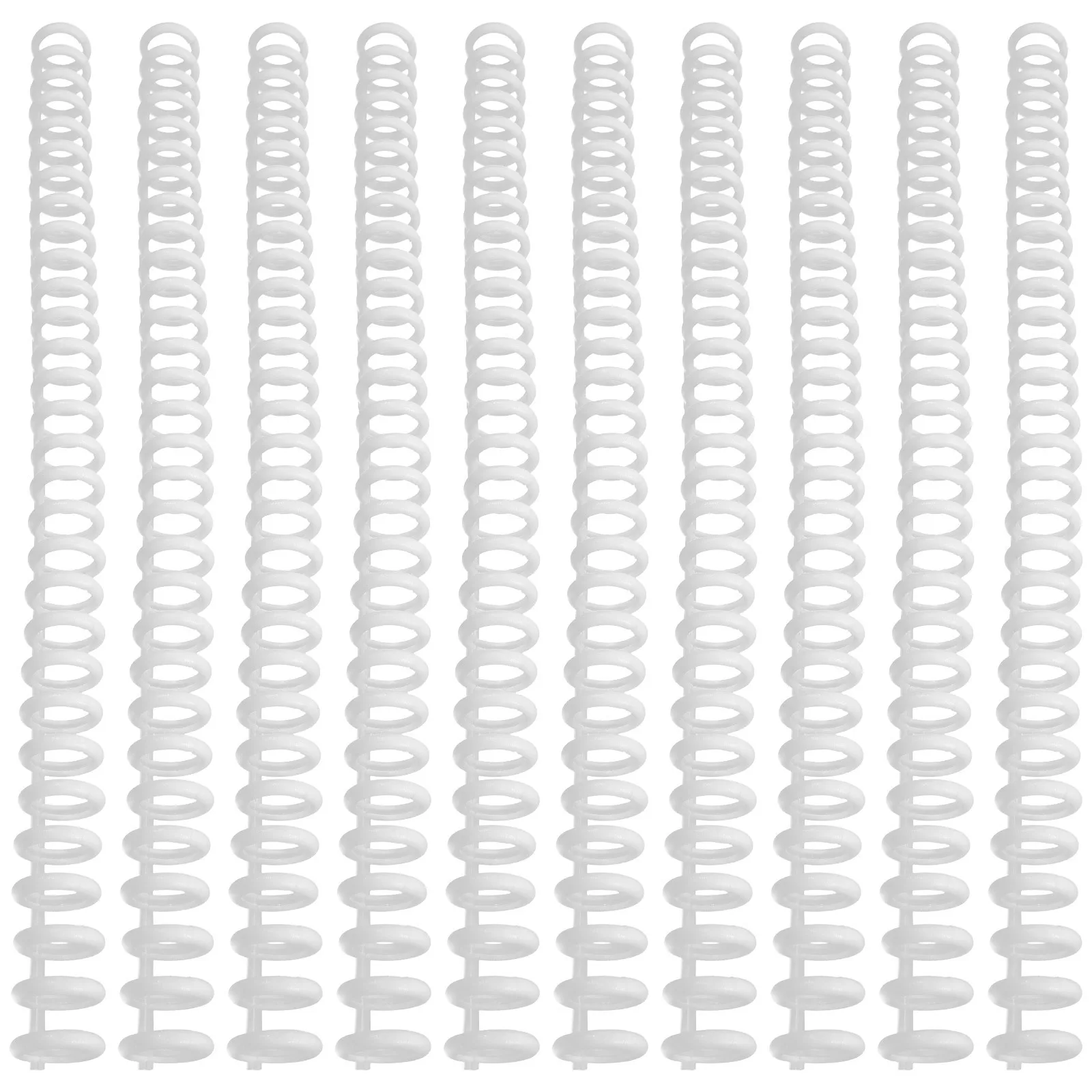 10 stks Plastic Losbladige Bindmiddel Ringen Vervanging Voor Notebook Bindmiddel Accessoires Scrapbook Organizer Index Divider