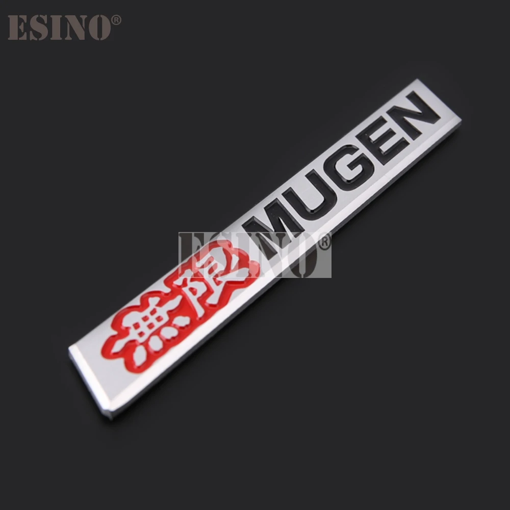 

3D Mugen Power Aluminum Alloy Car Emblem Sticker Adhesive Car Logo Badge Decal
