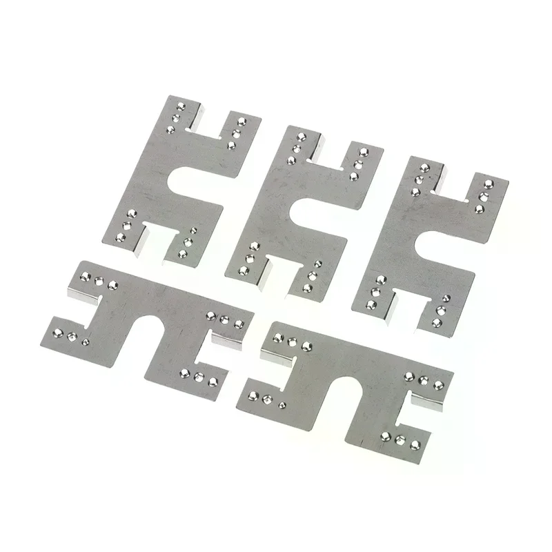 20pcs Grounding 28x50mm Solar Panel Clip Washer Spacer Photovoltaic Conductive Sheet Puncture Gasket Electrical Accessory